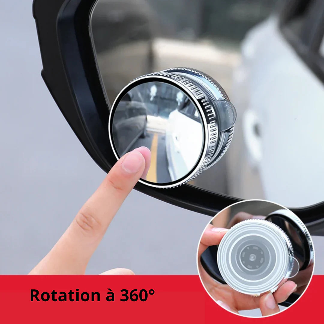 Miroir d’Angle Mort 360° – Visibilité Maximale ( pour les 2 cotés )